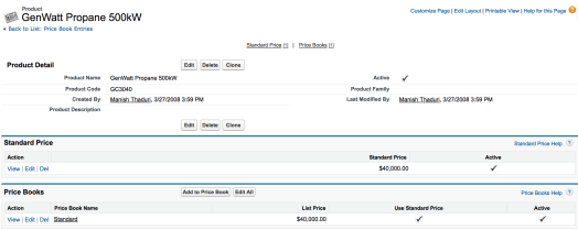 product pricebookentry standard custom sfdcfanboy